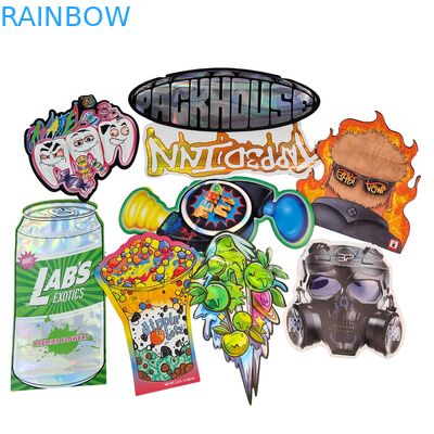 Sachets Mylar Doypack Découpés pour Cookies Cali 3.5g 7g 14g 28g, Qualité Alimentaire, Brillant/Mat, Hermétiques, Ziplock