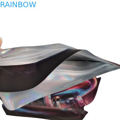 Sacs en Mylar Découpés en Forme Irrégulière pour Cookies, Bonbons Gélifiés, Tabac, Sacs en Plastique PET avec Fermeture Éclair Sécurisée pour Enfants