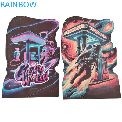 Sachets en Mylar découpés sur mesure 3.5g-28g avec fermeture éclair de sécurité enfant