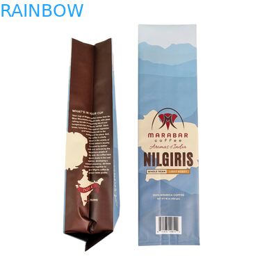 Sachet à café personnalisé avec fermeture éclair et valve