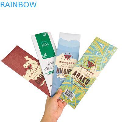 Sachet à café personnalisé avec fermeture éclair et valve