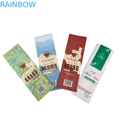 Sachet à café personnalisé avec fermeture éclair et valve