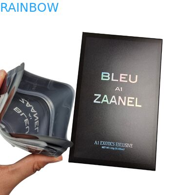 Sachets Mylar 3.5g personnalisés avec boîtes sécurité enfants pour snacks