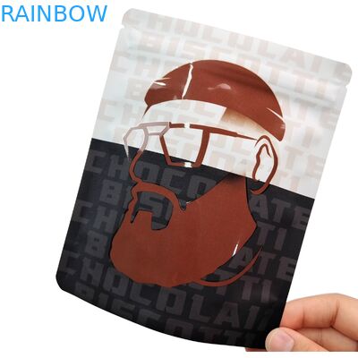 Sceaux thermiques réutilisables 3,5 g 1 oz Mylar sac fermeture à glissière Stand-up papier d'aluminium à l'odorat Cali stockage alimentaire Mylar sacs sur mesure imprimé