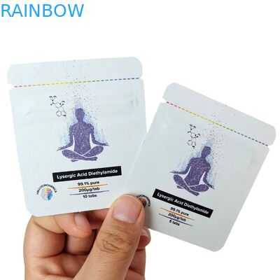 Sachet échantillon cosmétique thermoscellable de tailles personnalisées, sac en feuille d'aluminium avec logo personnalisé