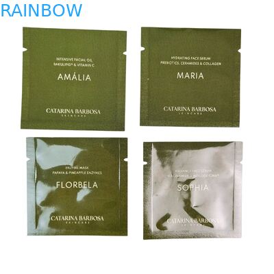 Lotion cosmétique Shampooing Soin de la peau Échantillon Sachet Emballage Mini Sac Échantillon Emballage plastique Crème Masque en feuille Sachets d'échantillons