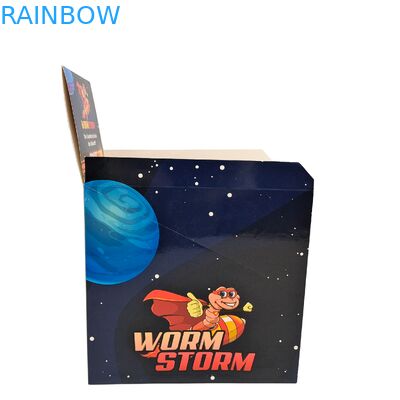 Affichage personnalisé au détail boîte en papier pliable 3,5 g pour le petit déjeuner Fruits secs instantanés Noix céréales céréales emballage alimentaire