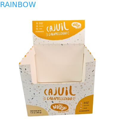 Affichage personnalisé au détail boîte en papier pliable 3,5 g pour le petit déjeuner Fruits secs instantanés Noix céréales céréales emballage alimentaire