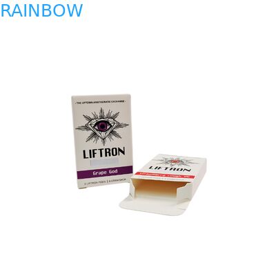 Boîte en papier kraft pliable biodégradable en relief de qualité alimentaire, emballage de stockage pour bougies