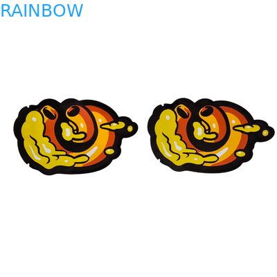 Sachet en mylar holographique résistant aux enfants à scellage sur 3 côtés, emballage en papier d'aluminium pour collations