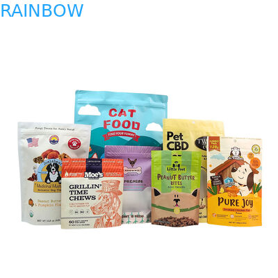 Sachet refermable écologique et réutilisable, épaisseur 50-200 microns, pour l'emballage d'aliments pour animaux