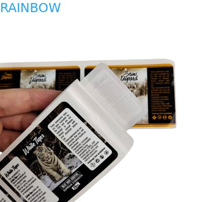 Acceptez l'OEM fait sur commande de logo que Fashionabl a imprimé les autocollants imperméables d'étiquette adhésive de label adhésif de vin d'autocollants