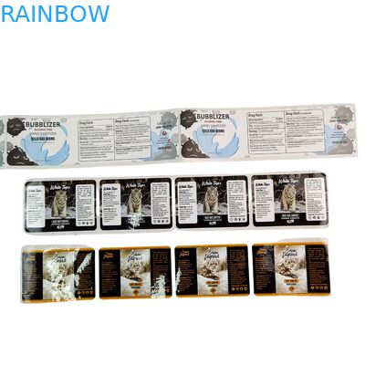 Autocollant en vinyle PVC adhésif, étanche, UV, hologramme, imprimé, logo personnalisé, étiquettes d'emballage pour papier de scrapbooking