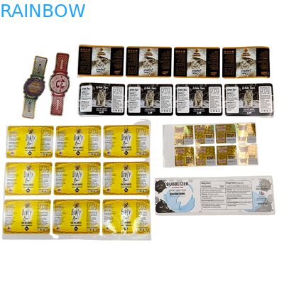 Autocollant en vinyle PVC adhésif, étanche, UV, hologramme, imprimé, logo personnalisé, étiquettes d'emballage pour papier de scrapbooking