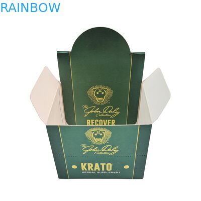 Carte Kraft recyclable Boîte Kraft Kraft pour collation Pour biscuits Barre énergétique Carton cosmétique Compteur d'affichage Emballage éponge