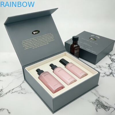 Logo personnalisé Grand carton mateur de luxe Biodégradable Fermeture magnétique pliable Boîte à emballage pour emballages cosmétiques