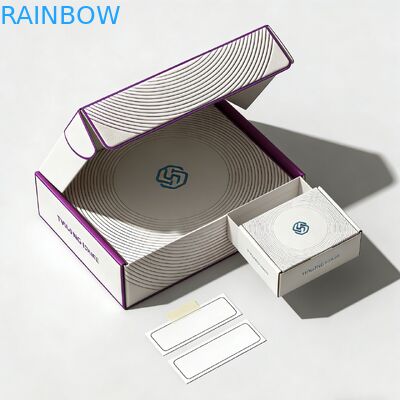 Dossiers d'expédition cadeaux biodégradables personnalisés avec pelliculage mat et logo personnalisé