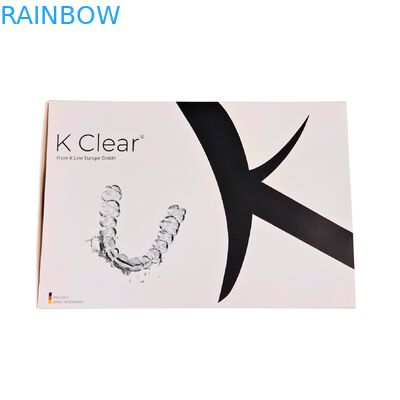 Taille personnalisée de l'usine Dossiers biodégradables Papier Kraft Casse d'alignement de dents vides Montre bijoux cadeau boîte magnétique avec gravure