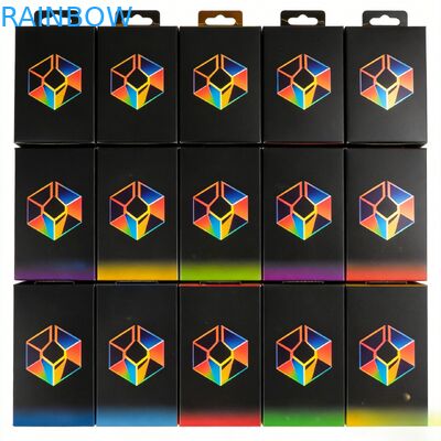 Boîte en papier personnalisée de matériaux recyclés de luxe avec fermeture magnétique et inserts personnalisables pour l'emballage cadeau