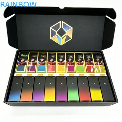 Boîte en papier personnalisée de matériaux recyclés de luxe avec fermeture magnétique et inserts personnalisables pour l'emballage cadeau