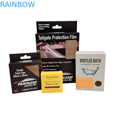 Boîte d'emballage cosmétique biodégradable personnalisée avec un design classique et une stratification brillante