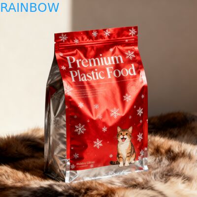 Emballement de nourriture pour animaux de compagnie en plastique pour nourriture pour chiens 500g 1kg 2,5kg 10kg Emballage sac Mylar fermeture éclair