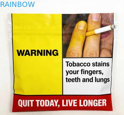 Sacs pré-enroulés à fermeture à glissière d'emballage alimentaire comestible de qualité alimentaire à trois côtés