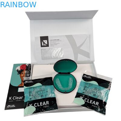 Boîte de kit pour appareils dentaires magnétiques de luxe sur mesure avec 350g d'épaisseur Boîte d'emballage d'alignement orthodontique