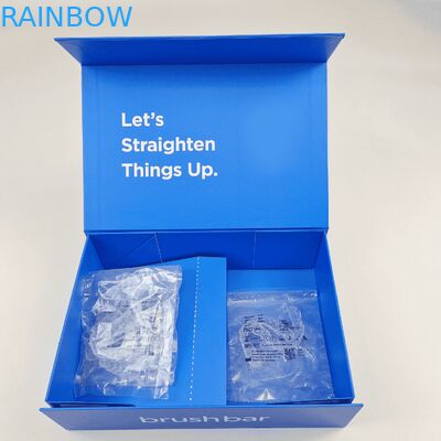 Boîte cadeau à fermeture magnétique de luxe personnalisée Boîte d'emballage durable de 350 g d'épaisseur pour bijoux cosmétiques