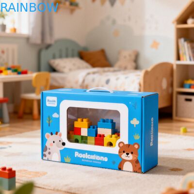 Boîte en papier de taille personnalisée avec fenêtre transparente pour présentation et épaisseur de 350g pour emballage alimentaire