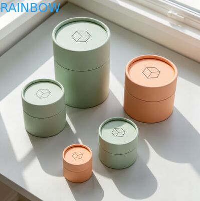 Tubes en papier kraft biodégradables personnalisables de qualité alimentaire pour l'emballage de boîtes cadeaux