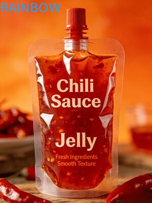 Pochette à bec étanche 150ml 200ml 300ml, Doypack de qualité alimentaire, Sauce chili, jus de gelée, sac de nourriture pour bébé, pochette à bec debout