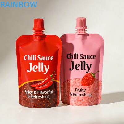 30 ml de sacoche imprimée personnalisée de qualité alimentaire pour les emballages de jus de bébé et de purée