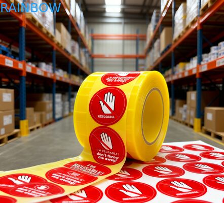 Des autocollants en vinyle imperméables à l'eau et à découpe personnalisés avec conception holographique