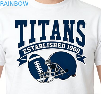 Étiquette de presse à chaleur holographique argentée personnalisée