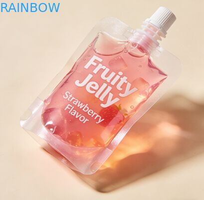 Sacoche à bouteille personnalisée de 30 ml pour purée de yogourt de fruits jus de bébé pour bébé alimentation complémentaire en forme de sacoche à bouteille sac en plastique