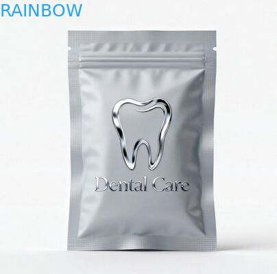 Sac d'emballage personnalisé pour aligneurs orthodontiques avec fermeture à glissière refermable et matériau de qualité alimentaire dans des tailles personnalisables