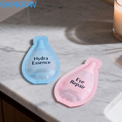 Crème et lotion de soin de la peau personnalisée Emballage en plastique Petit échantillon cosmétique Sachet Mylar sacs en feuille de papier Sacs de joint thermique Sacs de petit mini sac