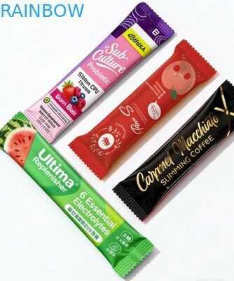 Sachet de poudre de collagène en poudre de lait-thé personnalisé, 1g 3g 5g, thermoscellable, Recyclable, en aluminium PET, sac alimentaire laminé à fermeture éclair