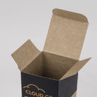 Bouteille d'huile de empaquetage de relief par cosmétique écologique de Cbd de papier de Brown emballage de boîte de papier appliquée