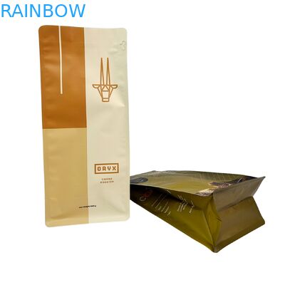 Pochette refermable de qualité alimentaire anti-odeur de 120 microns pour emballage de café et de collations