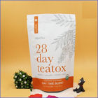 Detox fait sur commande de poche d'emballage de thé amincissant le sac zip-lock de haricot de thé/de feuille/graine de fleur