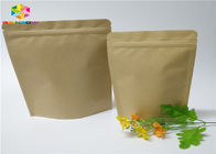 La coutume zip-lock a imprimé des sacs en papier que la nourriture tiennent le papier de Brown emballage de poche avec la fenêtre
