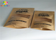 La coutume zip-lock a imprimé des sacs en papier que la nourriture tiennent le papier de Brown emballage de poche avec la fenêtre