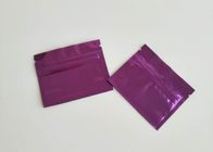 Le papier d'aluminium scellé trois par côtés tiennent sac de café zip-lock en plastique de thé de poche le petit