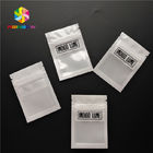 Les sachets en matière plastique de GV empaquetant le joint crème cosmétique de fermeture éclair d'huile met en sac la poche de papier aluminium