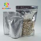 Le papier d'aluminium en gros de catégorie comestible tiennent le sac zip-lock avec la fenêtre avant claire pour des graines/emballage de fruits secs
