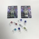 Mini conteneur de forme de balle de capsule de pilules du rhinocéros 69 d'emballage de habillage transparent de bouteille de picoseconde de plastique