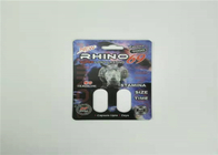 L'emballage de carte de boursouflure d'effet de Mamba 3d a adapté l'impression aux besoins du client pour des pilules de sexe de capsule
