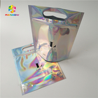 Emballage cosmétique de sel de Bath d'aluminium d'hologramme de sac d'emballage de soins de la peau avec la fenêtre/cintre